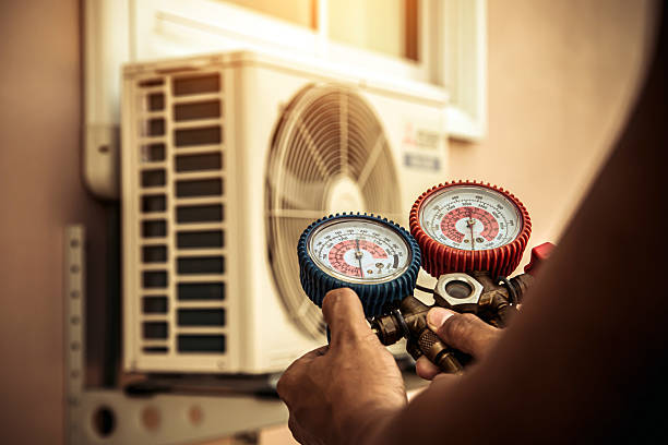 Professional Hvac technician working in Danbury, NC